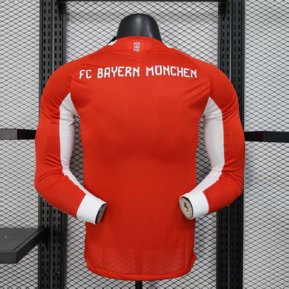 Bayern Munich 25/26 Home Long Sleeve Football Shirt