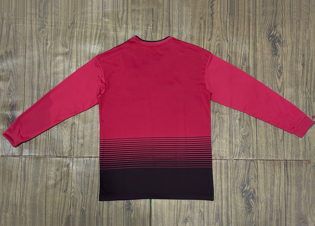 Manchester United 18/19 Home Long Sleeve Football Shirt