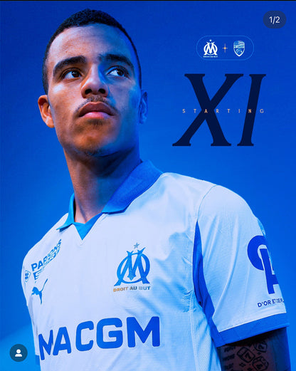 Marseille 25/26 Away Player Version Football Shirt