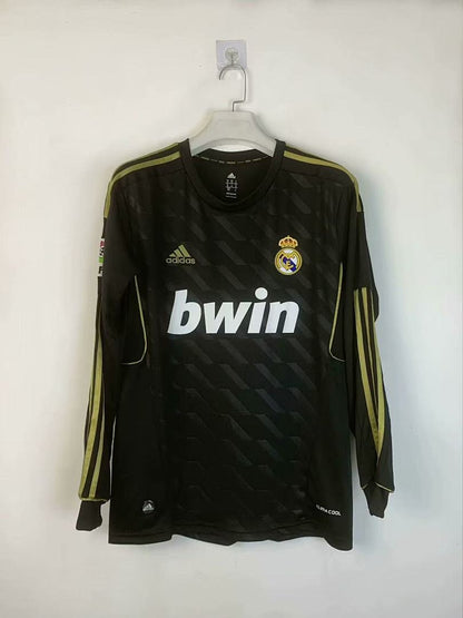 Real Madrid 11/12 Away Long Sleeve Football Shirt