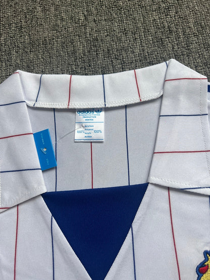 France 80/82 Away Long Sleeve Football Shirt
