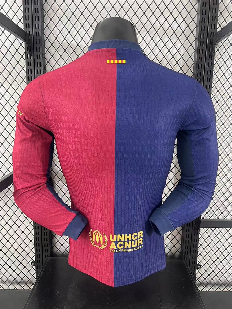 Barcelona 24/25 Home Special Edition Long Sleeve Football Shirt