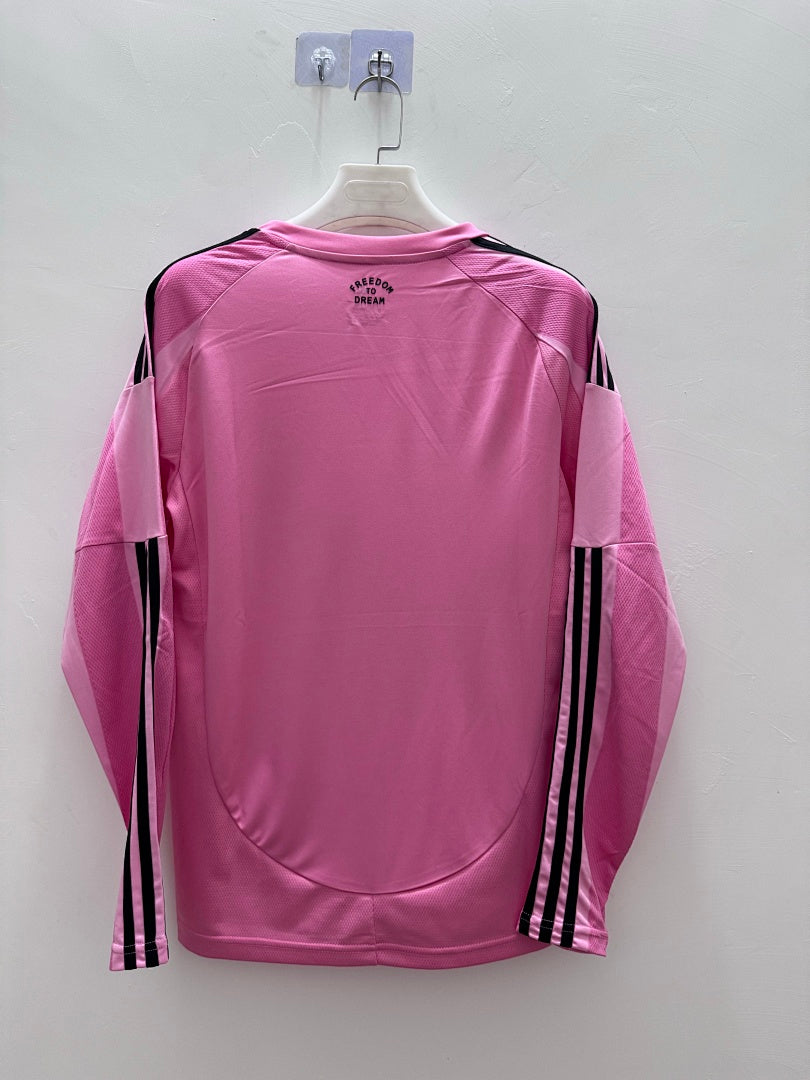 Inter Miami 25/26 Home Long Sleeve Football Shirt