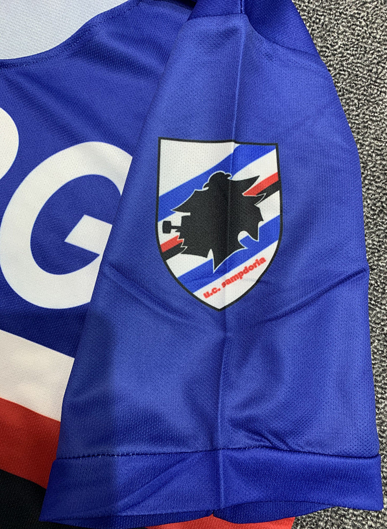 Sampdoria 90/91 Home Football Shirt
