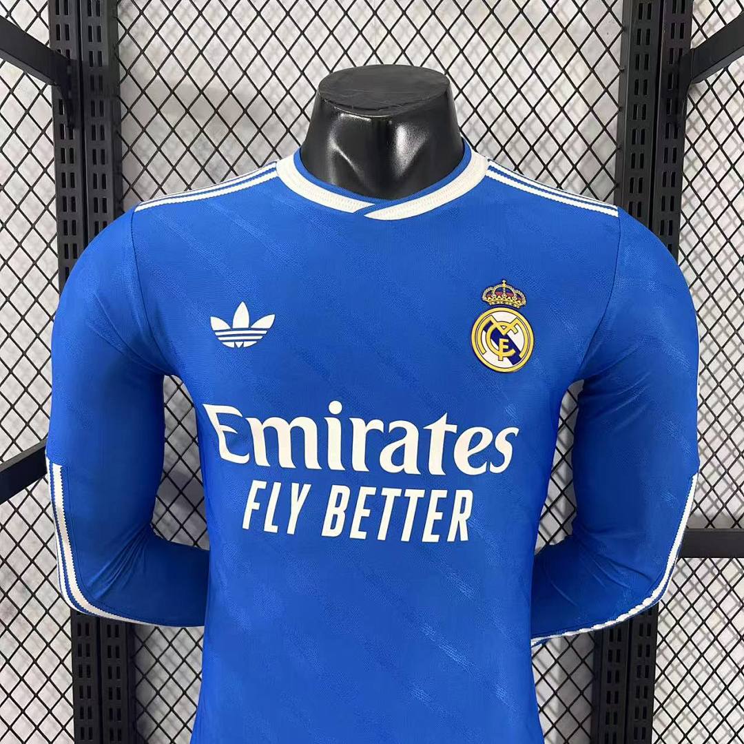 Real Madrid 25/26 Third Long Sleeve Football Shirt