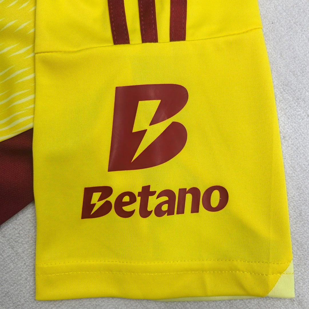 Benfica 25/26 Goalkeeper Yellow Football Shirt