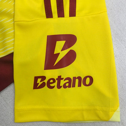 Benfica 25/26 Goalkeeper Yellow Football Shirt