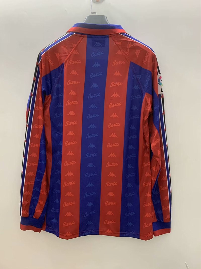 Barcelona 96/97 Home Long Sleeve Football Shirt