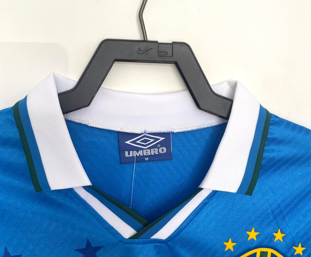 Brazil 1996 Away Long Sleeve Football Shirt