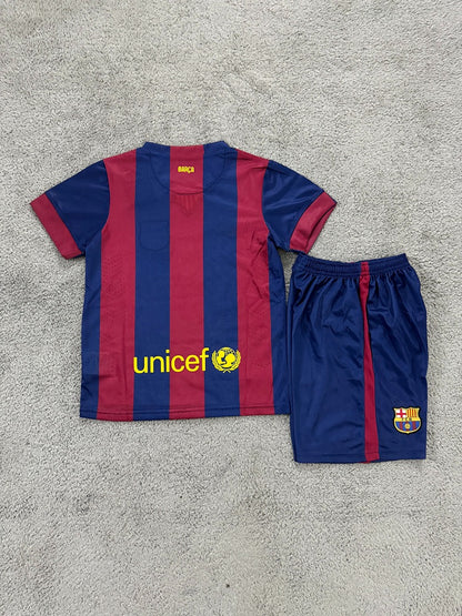 Kids Retro Barcelona 14/15 Home Football Shirt