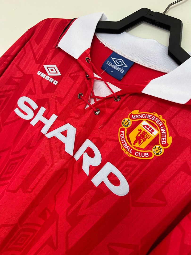 Manchester United 92/94 Home Long Sleeve Football Shirt