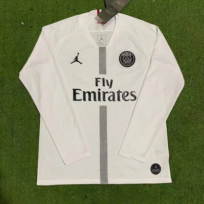 Paris Saint-Germain 18/19 White Long Sleeve Football Shirt