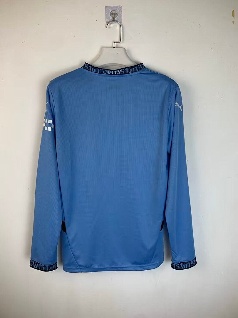 Manchester City 24/25 Home Long Sleeve Football Shirt