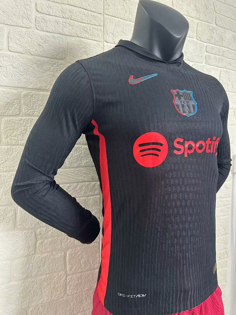 Barcelona 24/25 Away Long Sleeve Football Shirt