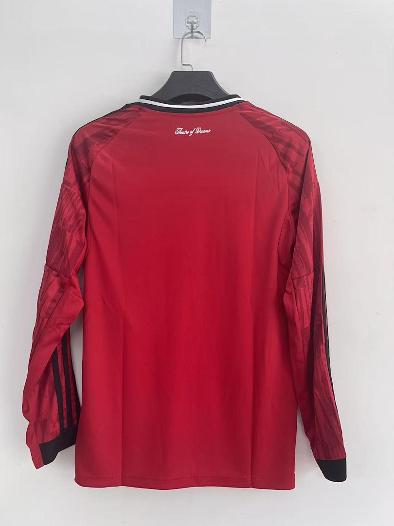 Manchester United 25/26 Home Long Sleeve Football Shirt