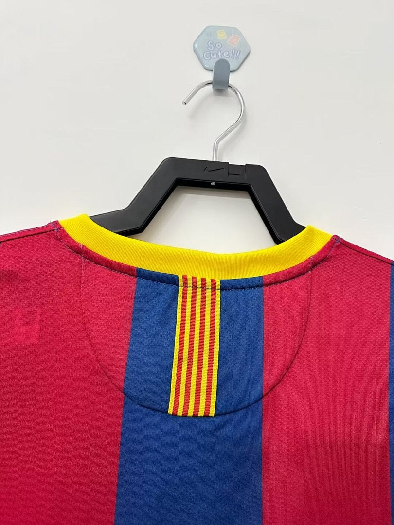Barcelona 10/11 Home Long Sleeve Football Shirt