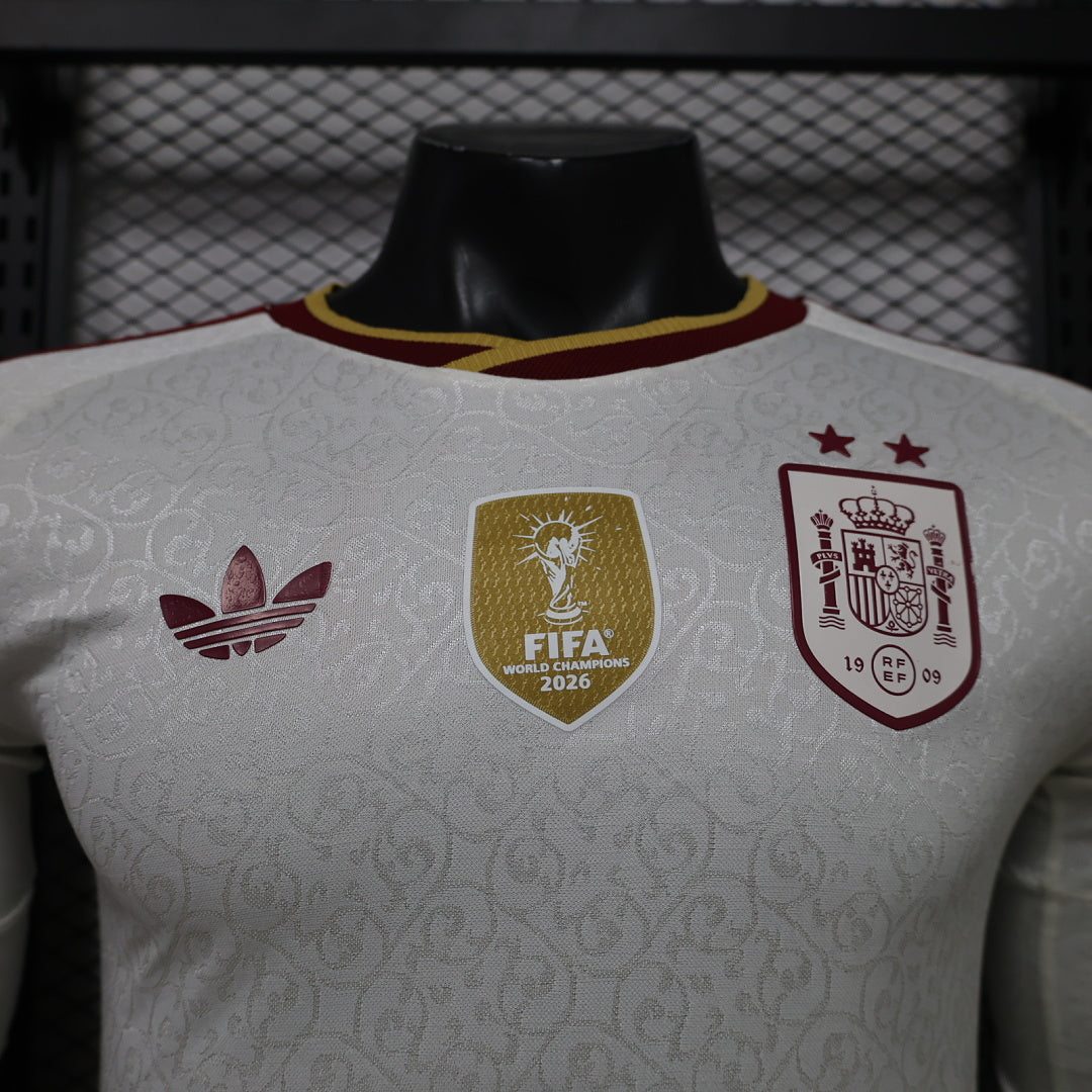 Spain 26/27 Away Long Sleeve Football Shirt