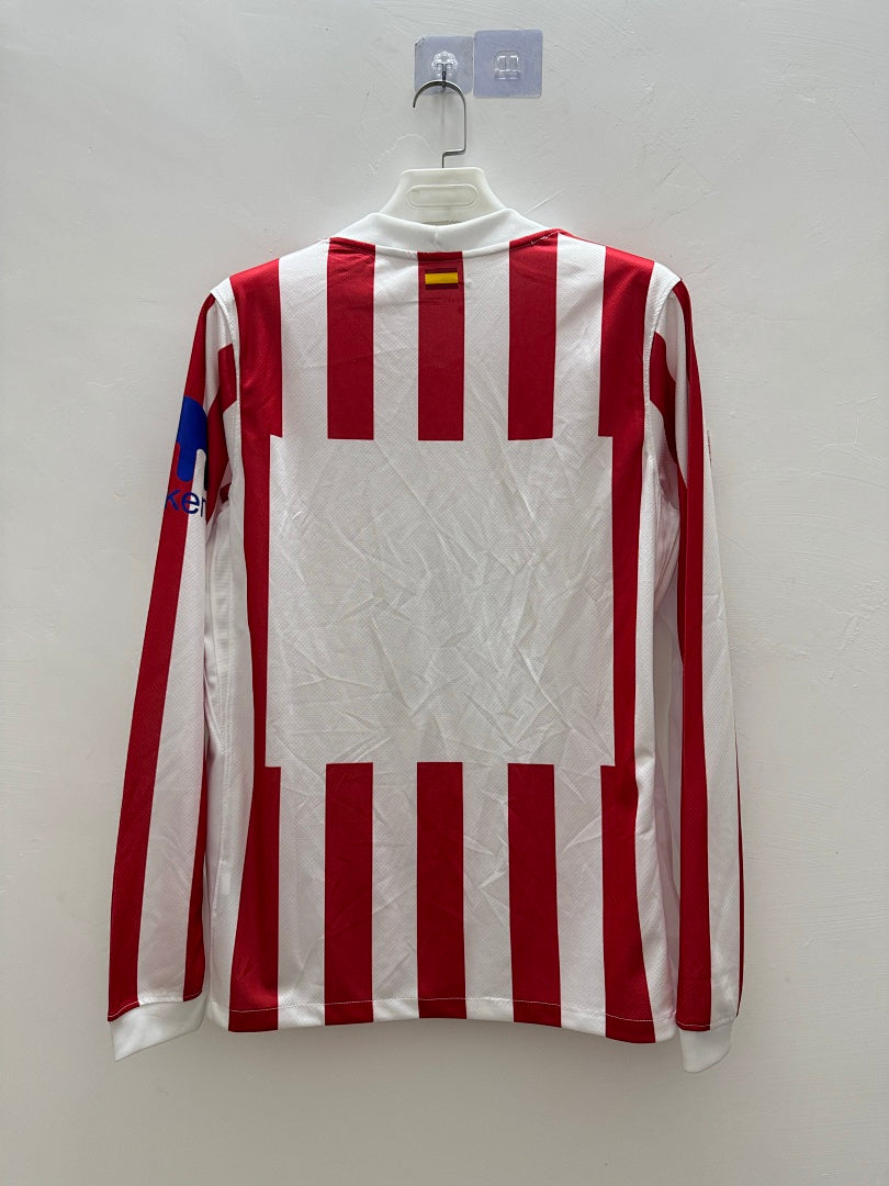 Atlético Madrid 25/26 Home Long Sleeve Football Shirt