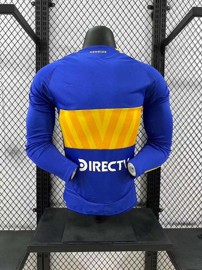 Boca Juniors 24/25 Home Long Sleeve Football Shirt