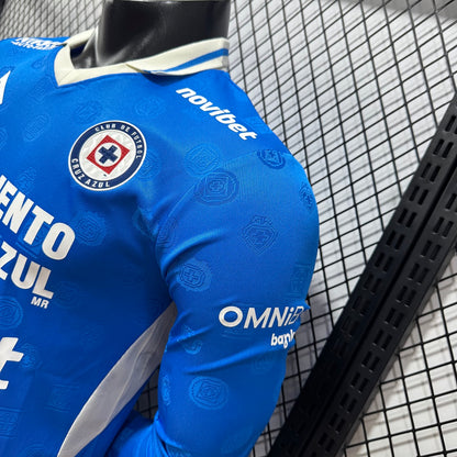 Cruz Azul 26/27 Home Long Sleeve Football Shirt
