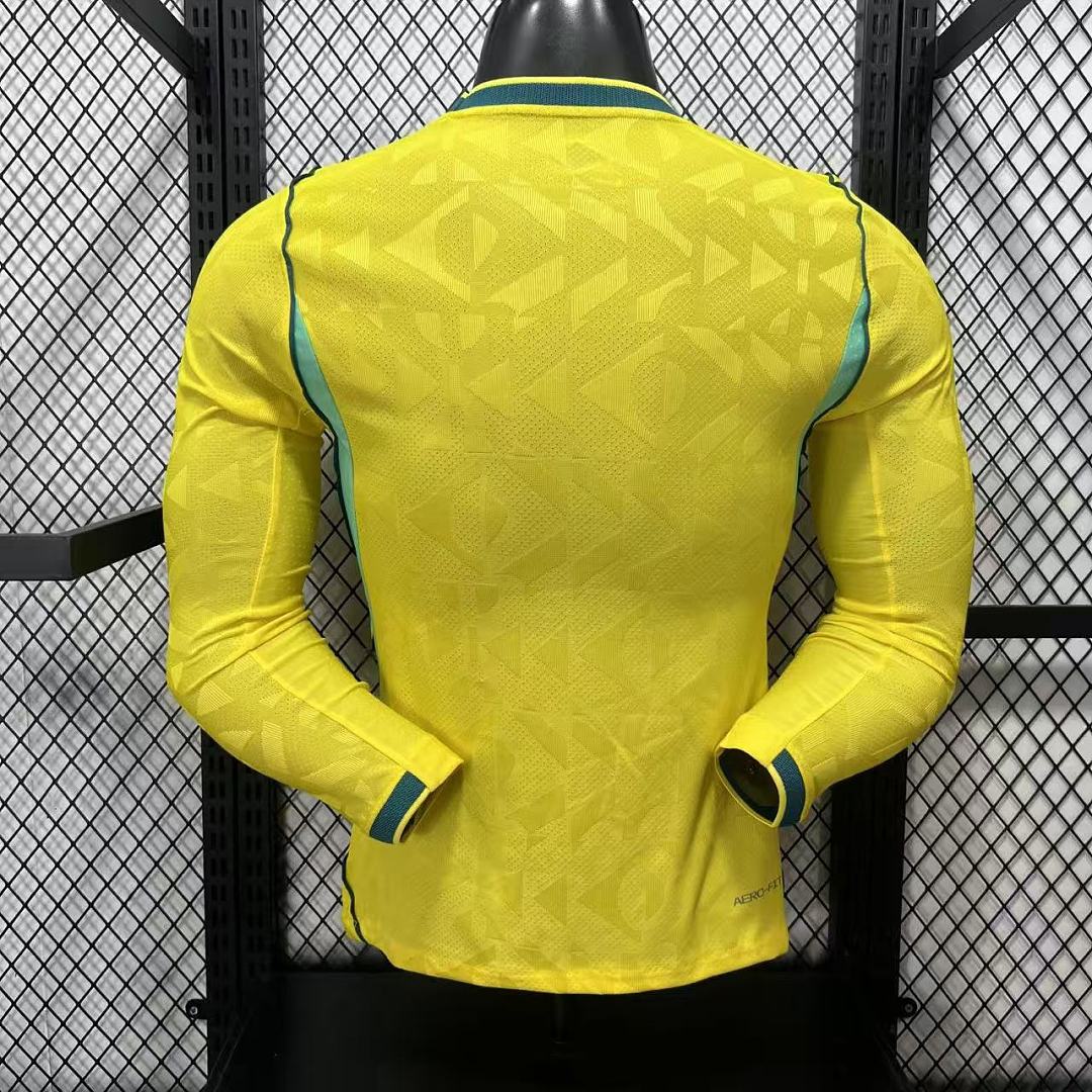 Brazil 2026 Home Long Sleeve Football Shirt