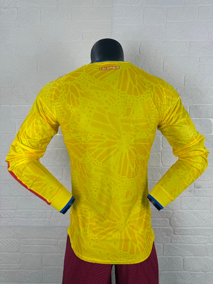 Colombia 26/27 Home Long Sleeve Player Version Football Shirt