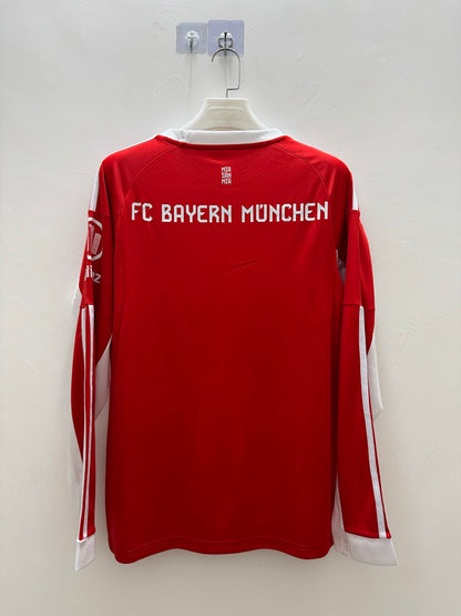 Bayern Munich 25/26 Home Long Sleeve Football Shirt