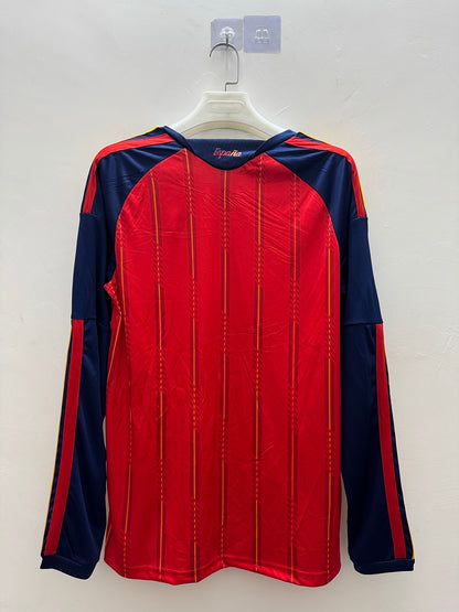 Spain 26/27 Home Two Stars Long Sleeve Football Shirt