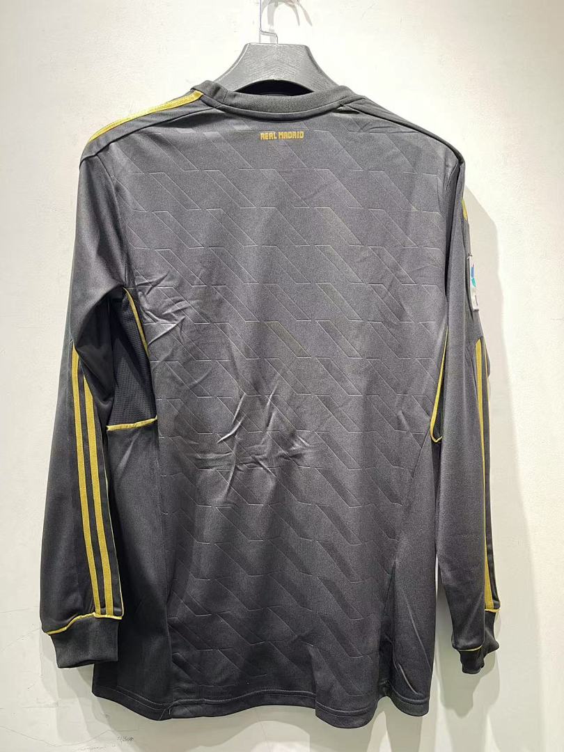 Real Madrid 11/12 Away Long Sleeve Football Shirt