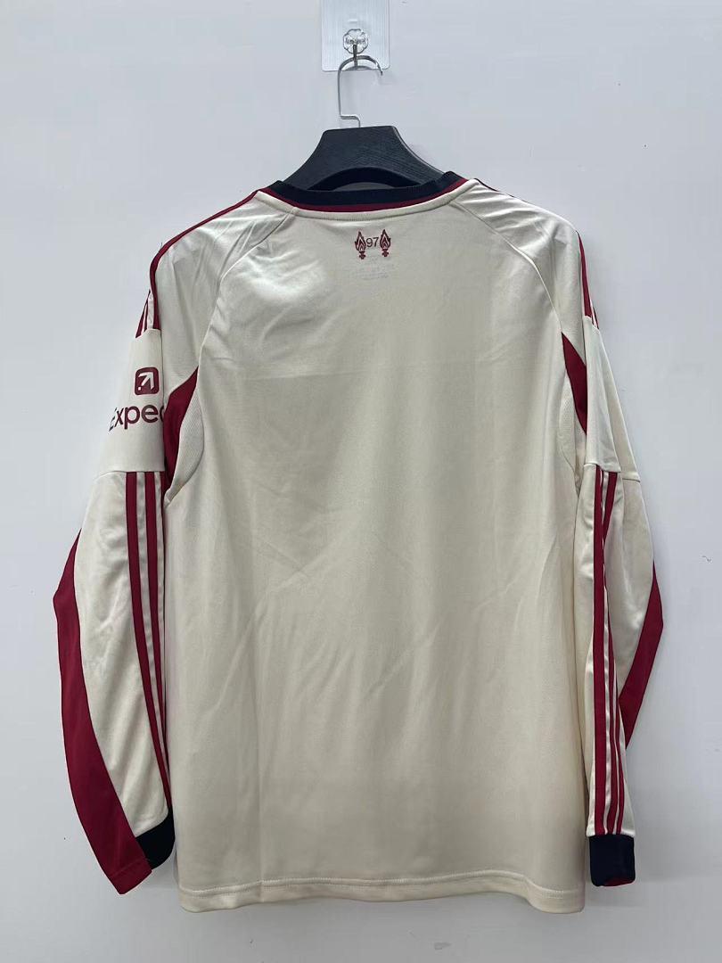 Liverpool 25/26 Away Long Sleeve Football Shirt