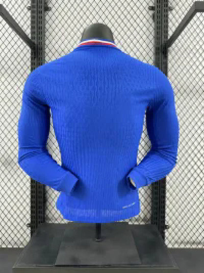 France 24/25 Home Long Sleeve Football Shirt