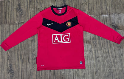 Manchester United 09/10 Home Long Sleeve Football Shirt