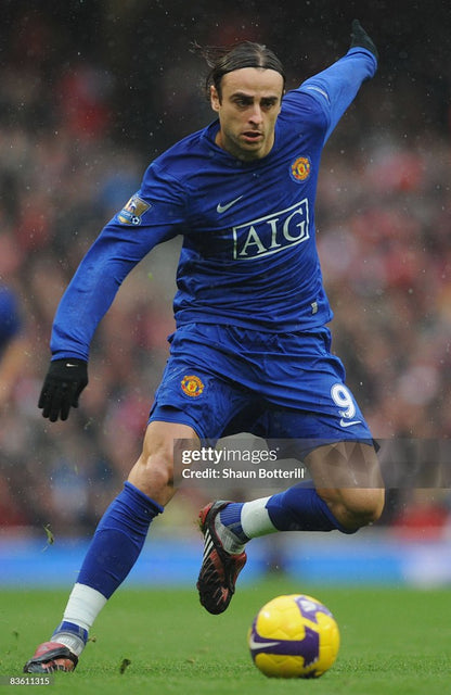 Manchester United 08/09 Away Blue Player Version Football Shirt