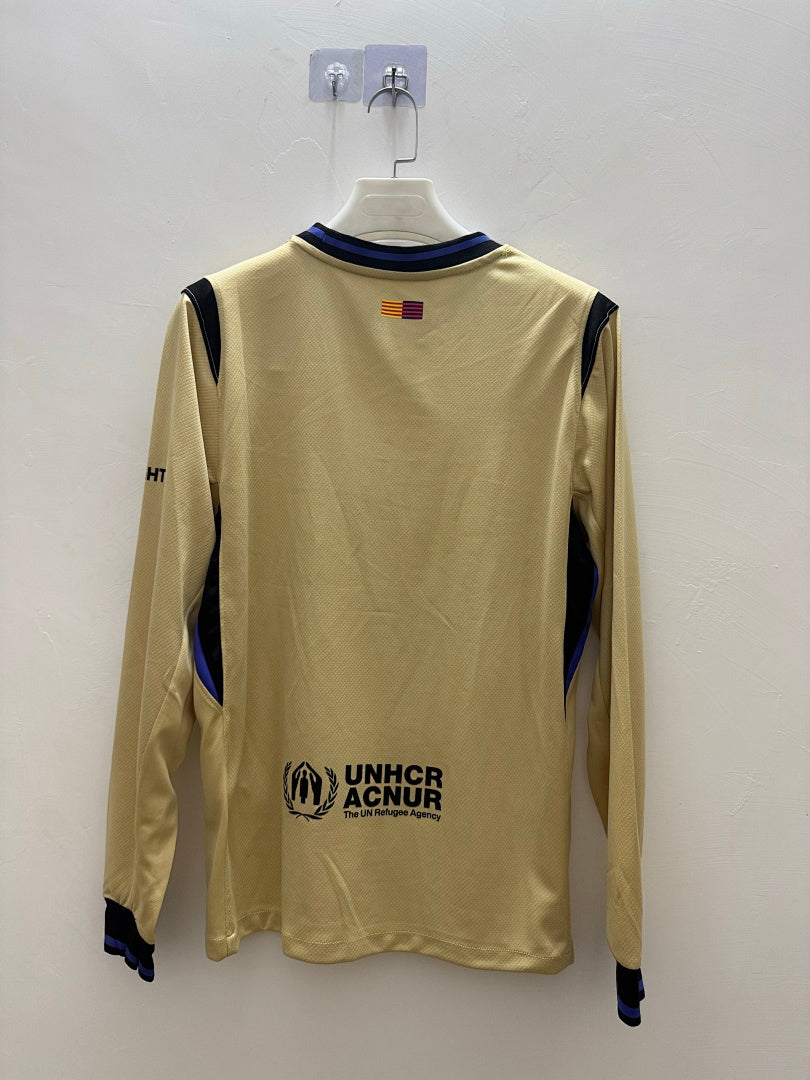 Barcelona 25/26 Away Long Sleeve Football Shirt