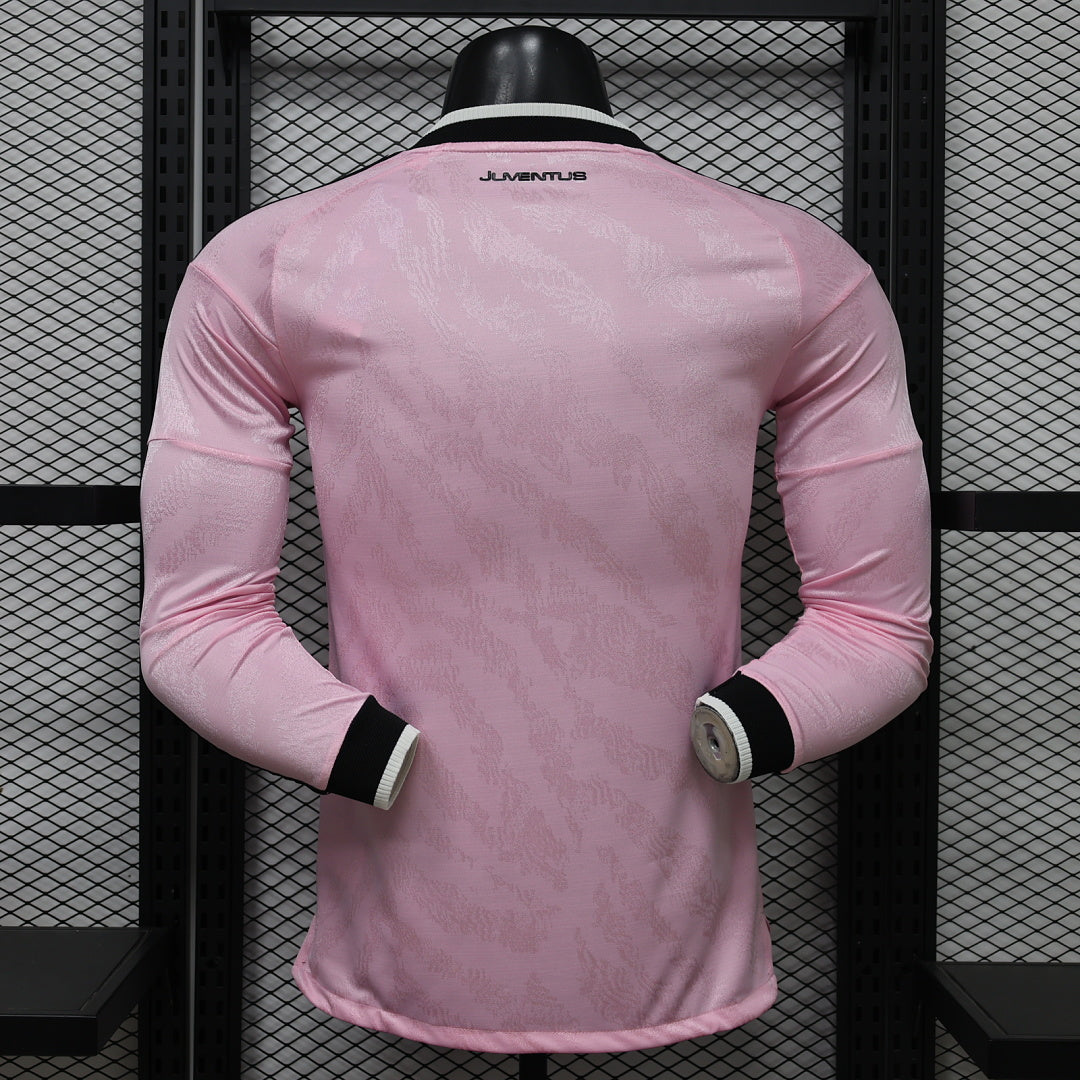 Juventus 26/27 Away Pink Long Sleeve Football Shirt
