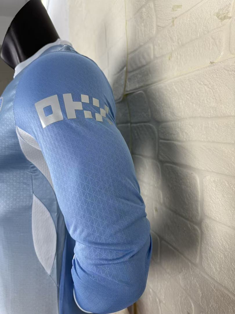 Manchester City 26/27 Home Long Sleeve Player Version Football Shirt