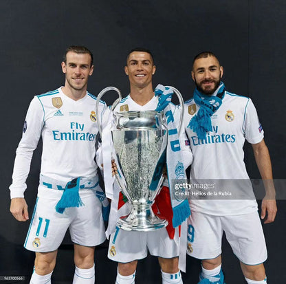 Real Madrid 17/18 Home Player Version Long Sleeve Football Shirt