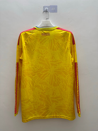 Colombia 26/27 Home Long Sleeve Football Shirt