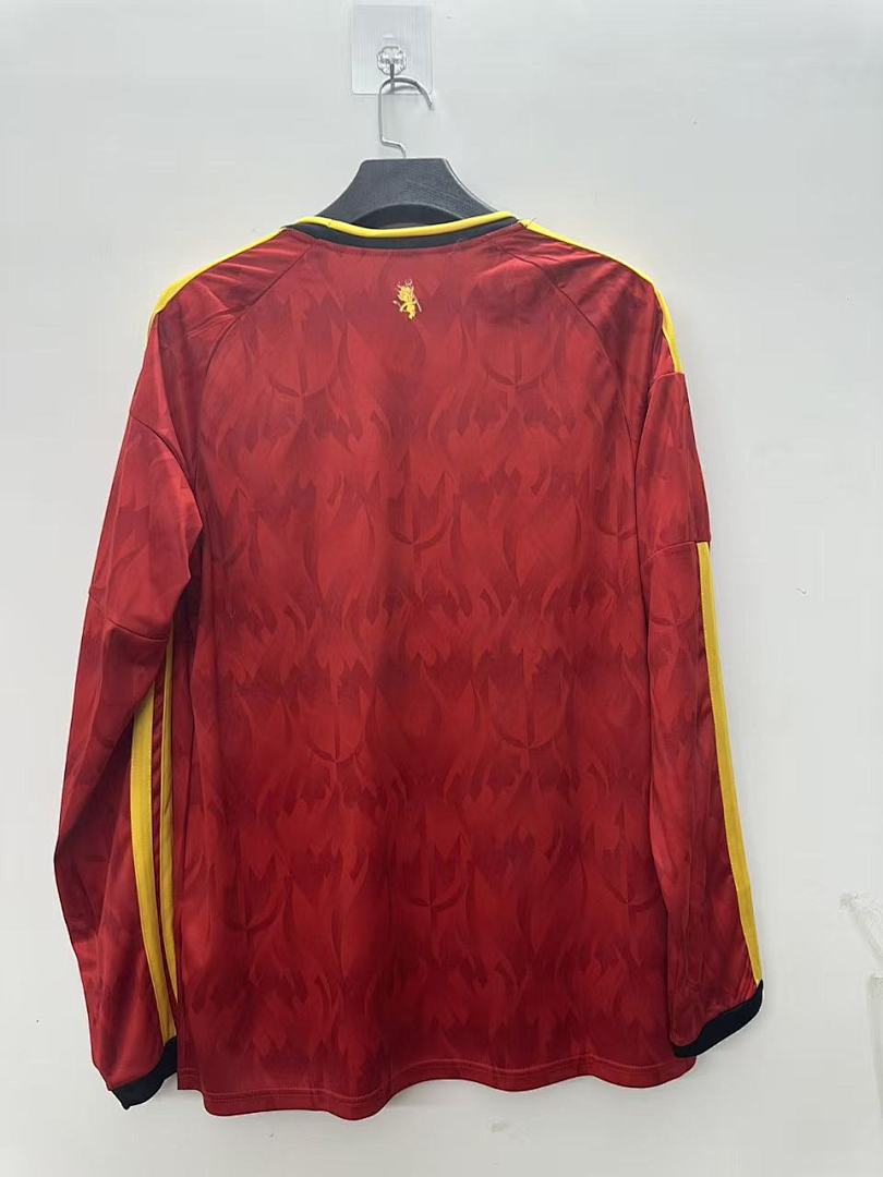 Belgium 26/27 Home Long Sleeve Football Shirt
