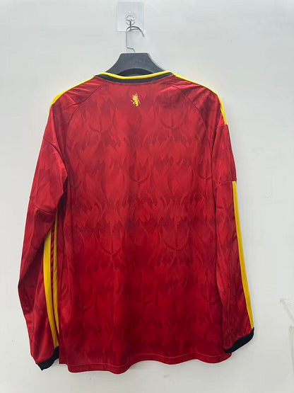 Belgium 26/27 Home Long Sleeve Football Shirt