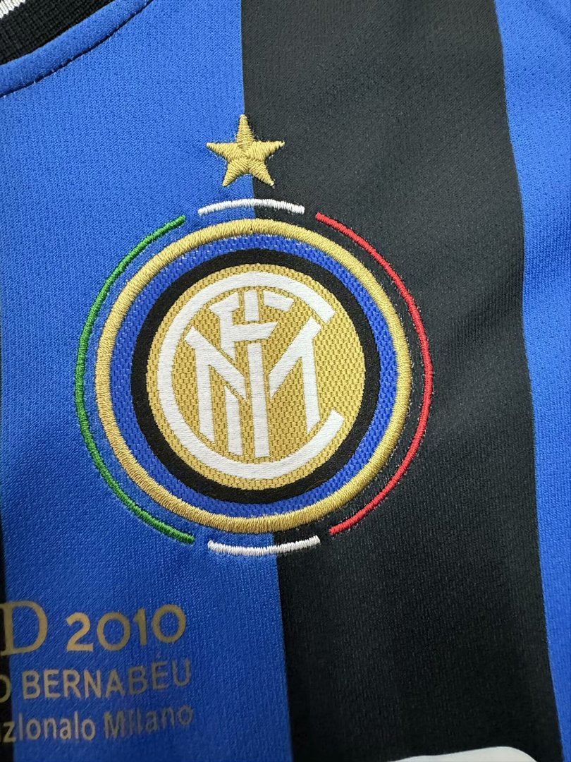 Kids Retro Inter Milan 2010 Home Football Shirt