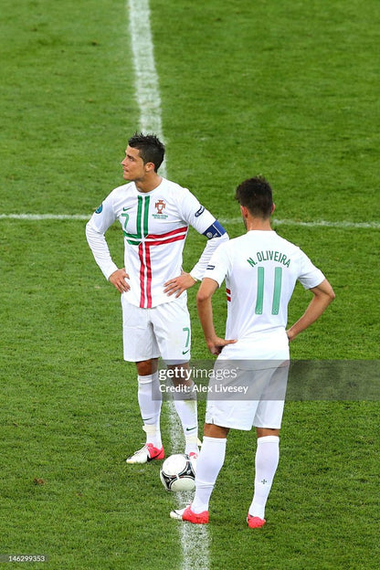 Portugal 2012 Away Player Version Long Sleeve Football Shirt