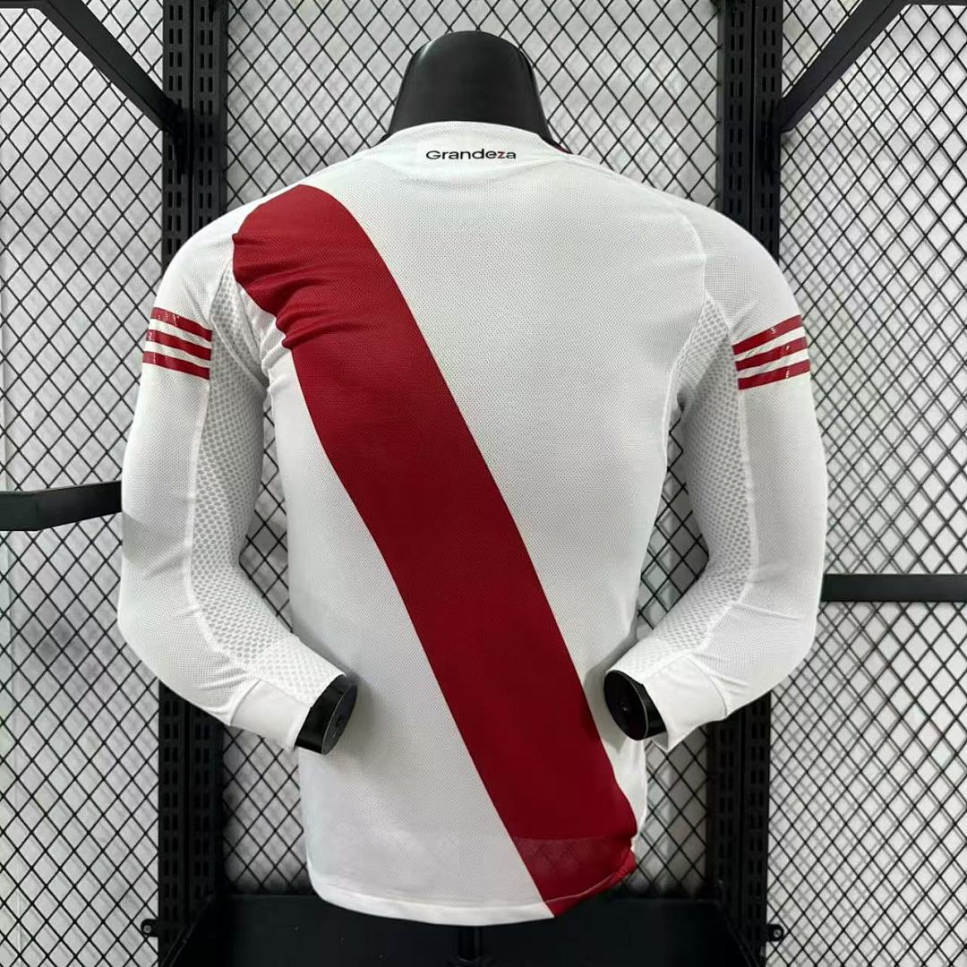 River Plate 25/26 Home Long Sleeve Football Shirt