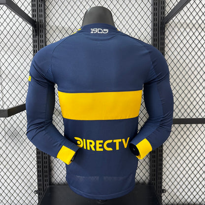 Boca Juniors 25/26 Home Long Sleeve Football Shirt