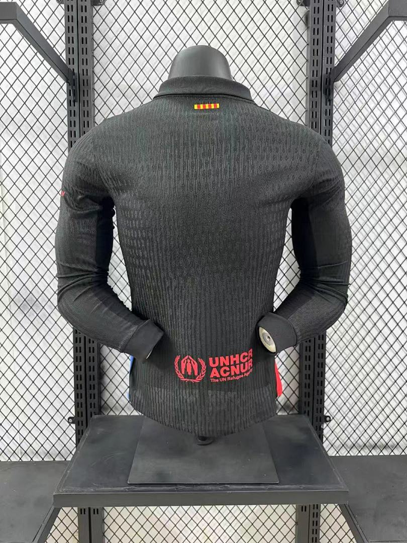 Barcelona 24/25 Away Long Sleeve Football Shirt