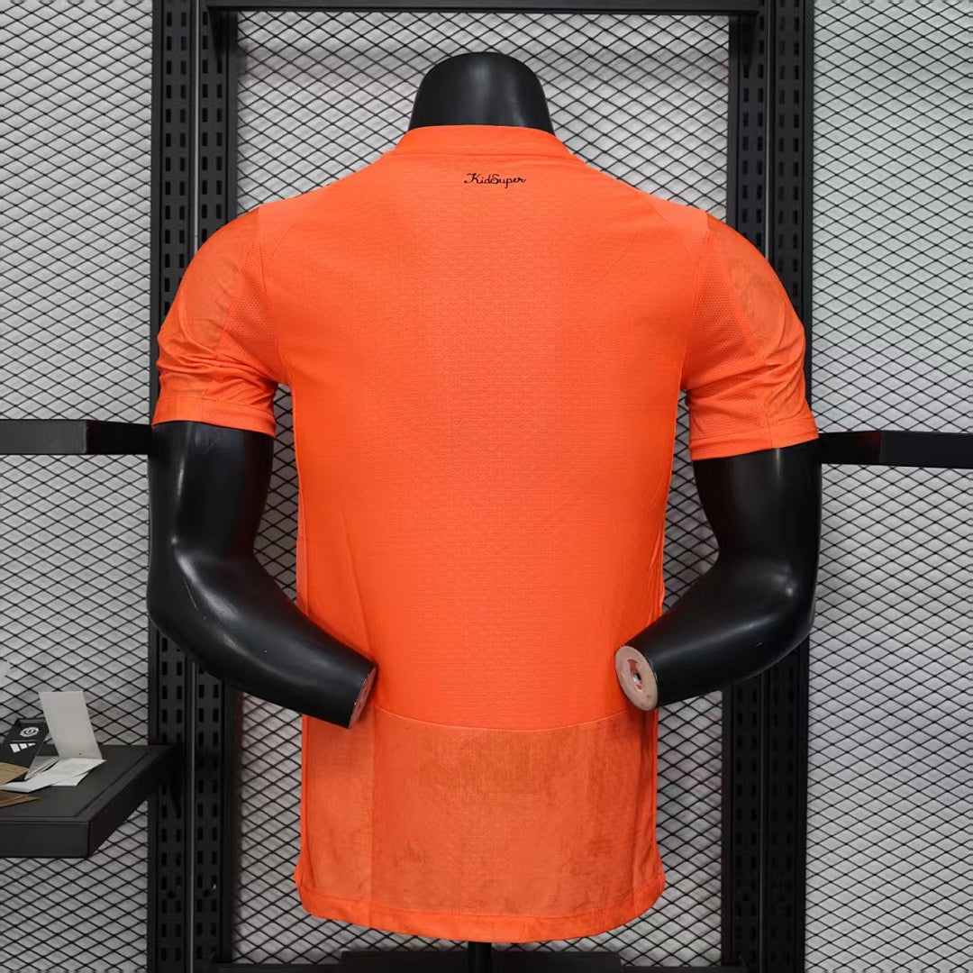 Manchester City 25/26 Orange Football Shirt