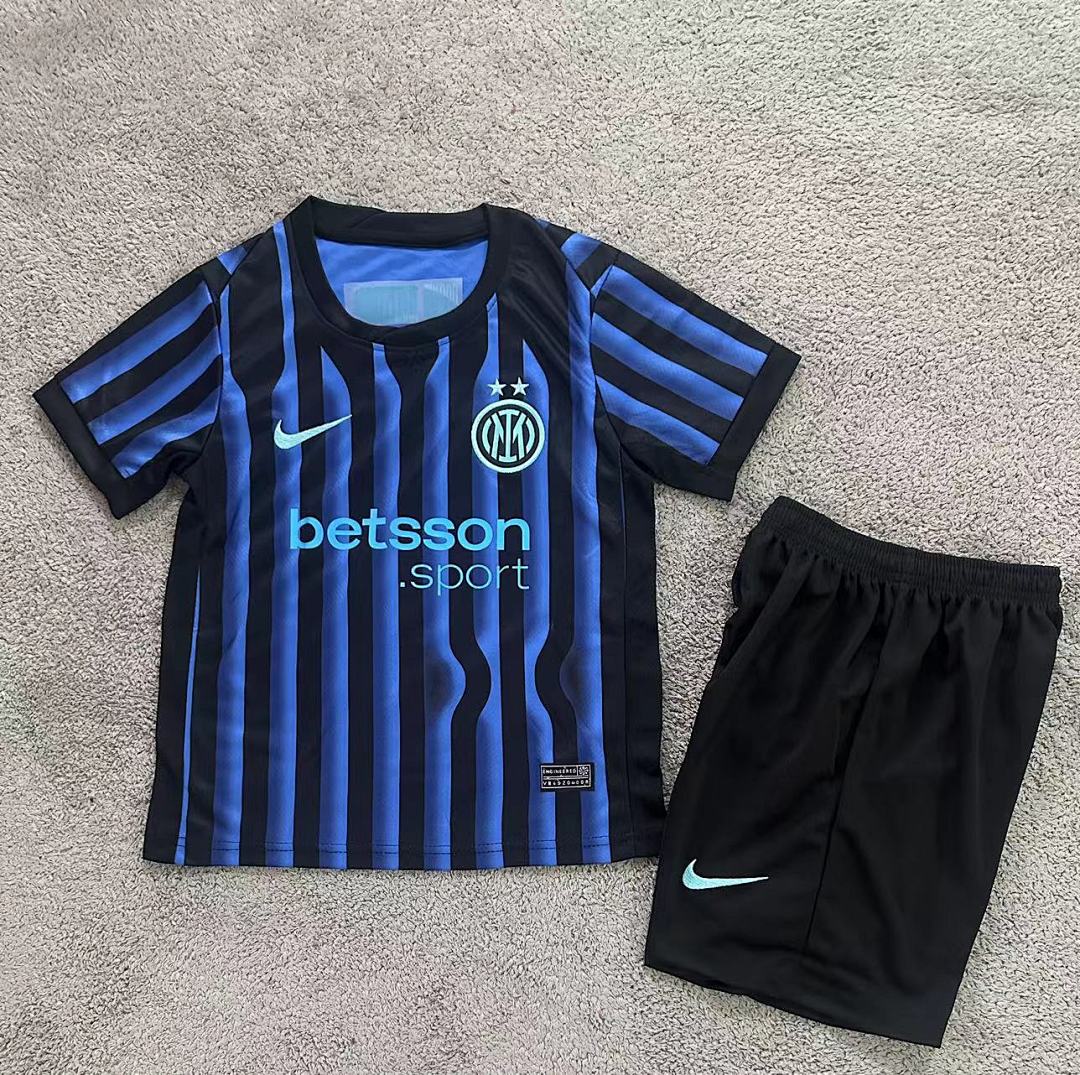 Kids Inter Milan 25/26 Home Football Shirt