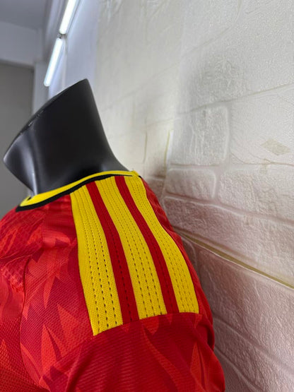 Belgium 26/27 Home Long Sleeve Player Version Football Shirt