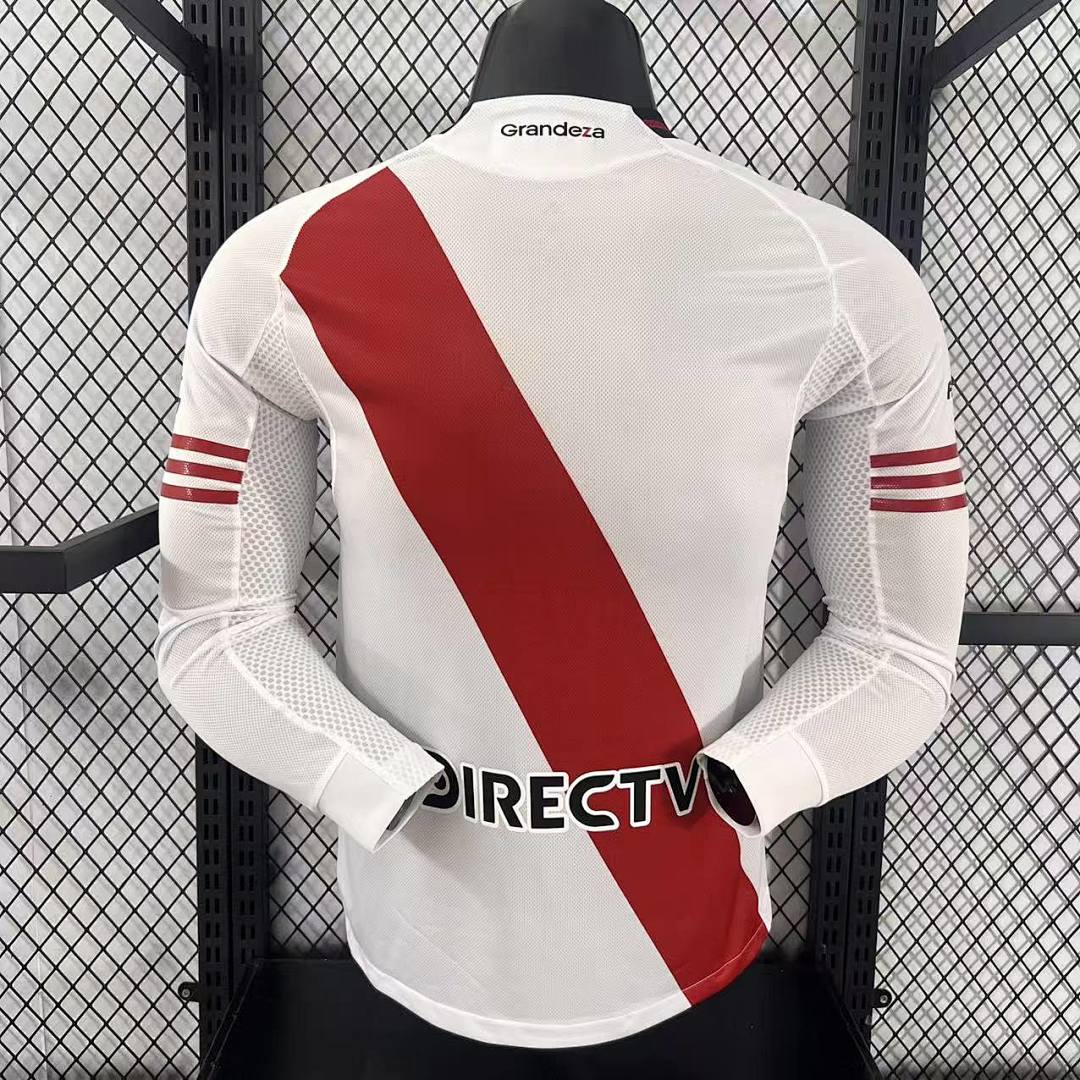 River Plate 25/26 Home Long Sleeve Football Shirt