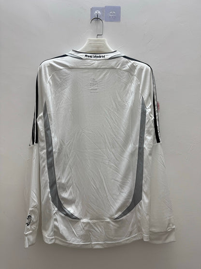 Real Madrid 06/07 Home Long Sleeve Football Shirt